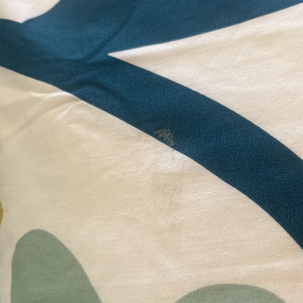 Crate & Barrel pair of two Emile Kids organic pillow shams. Colorful and floral - Picture 6 of 7